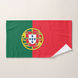 Toalla de mano con bandera de Portugal