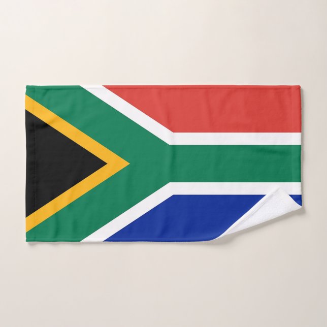 Toalla de mano con bandera de Sudáfrica (Toalla de mano)