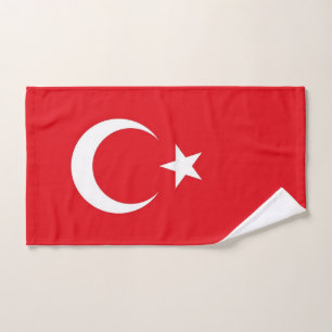 Toalla de mano con bandera de Turquía