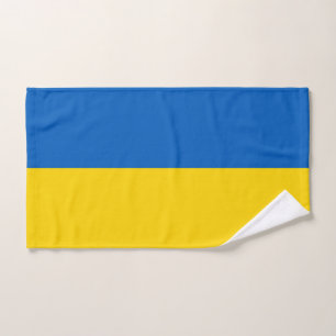 Toalla de mano con bandera de Ucrania