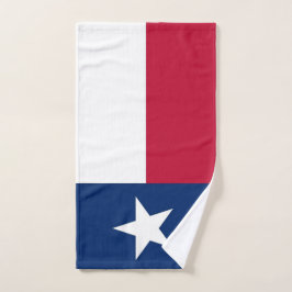 Toalla de mano con bandera del estado de Texas, Es