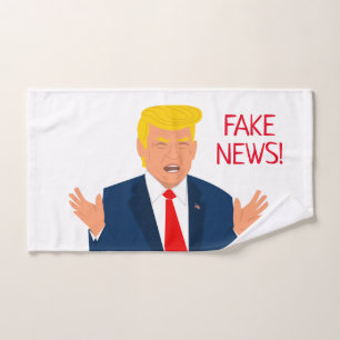 Toalla de mano con divertido dibujo de caricatura