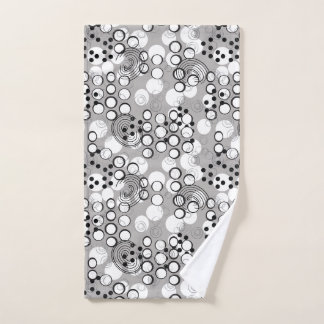 Toalla de mano con divertido estampado de burbujas