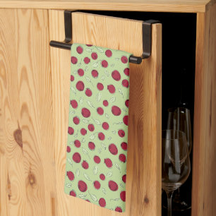 Toalla de mano con estampado caprichoso de arándan