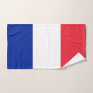 Toalla de mano con la bandera de Francia