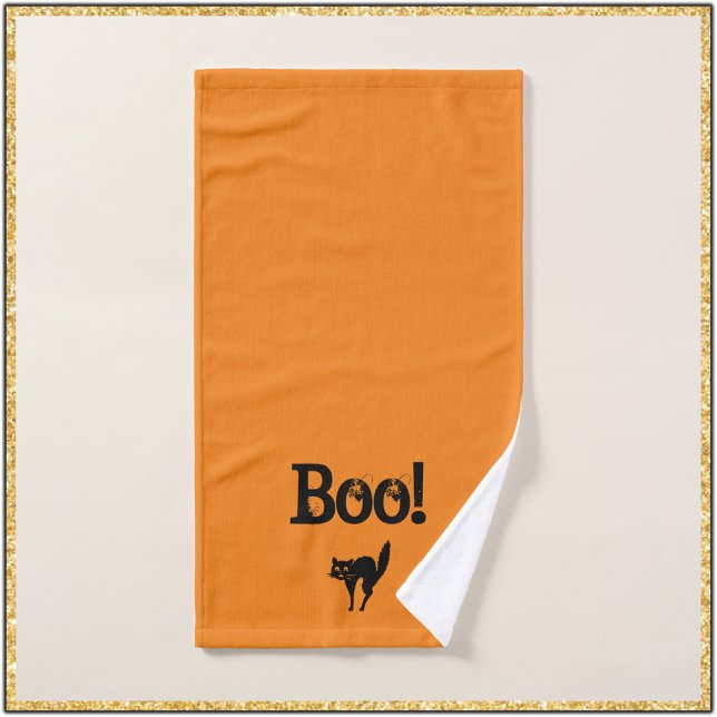 Toalla de mano con tema de Halloween (Bookmark my store! https://www.zazzle.com/store/capricepetit)
