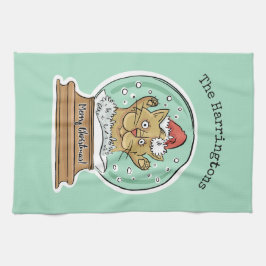 Toalla de mano conocida de encargo del gato