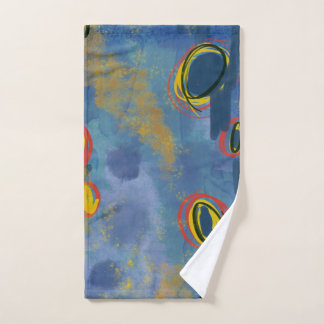Toalla de Mano de Acuarela Abstracta Pictórica