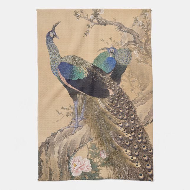 Toalla de mano de arte japonés (Vertical)