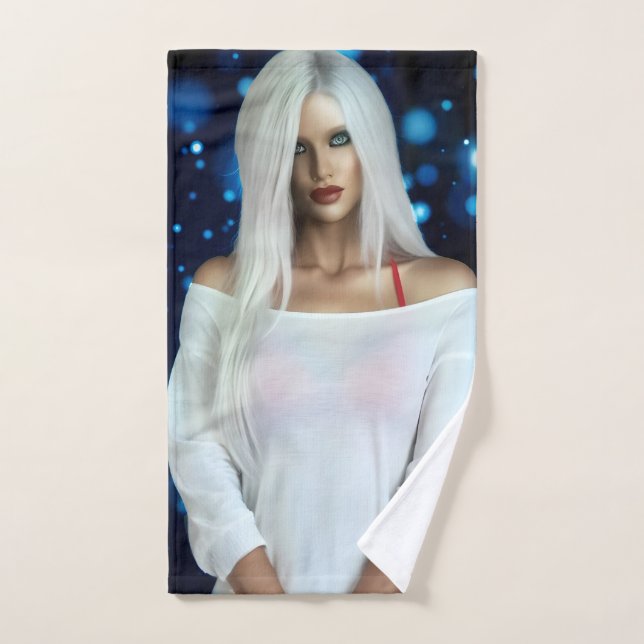 Toalla de mano de brillo posterior (Toalla de mano)