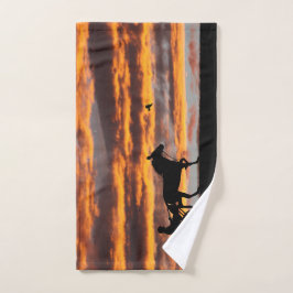 Toalla de mano de caballo de carreras estándar