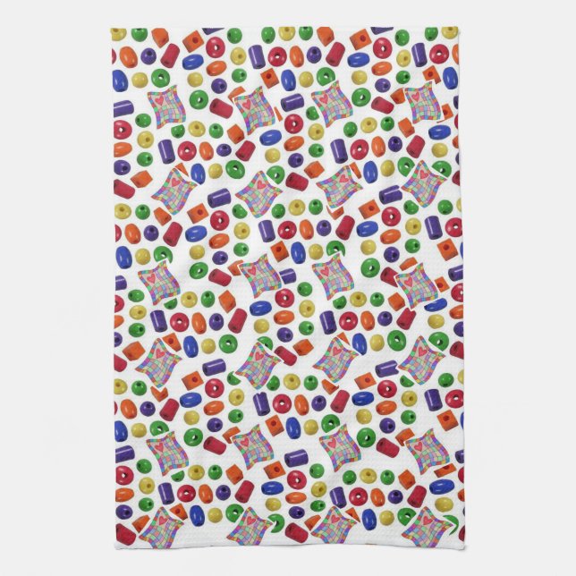Toalla de mano de cocina de colores (Vertical)