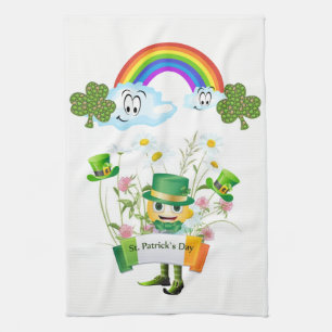 Toalla de mano de cocina del día de San Patricio d
