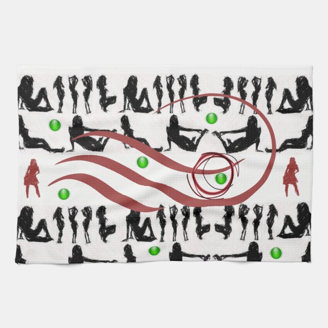 toalla de mano de cocina para mujeres (Horizontal)