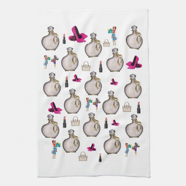 Toalla de mano de cocina Perfume (Vertical)