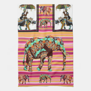 Toalla de mano de elefante de cocina africana