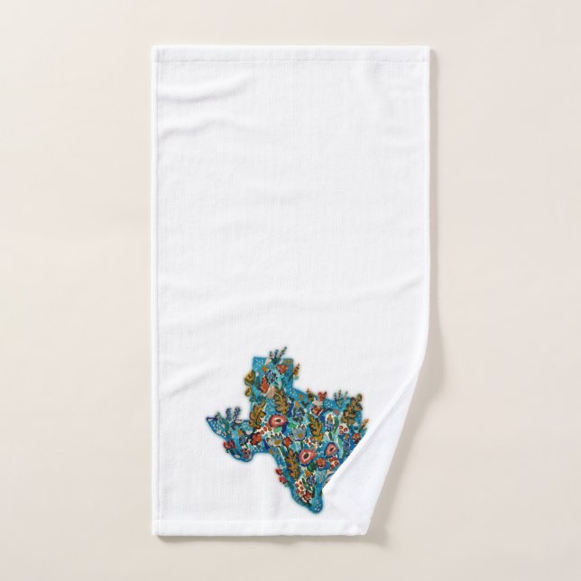 Toalla de mano de flores silvestres de Texas (Toalla de mano)