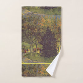 Toalla de mano de jardín público Vintage Van Gogh