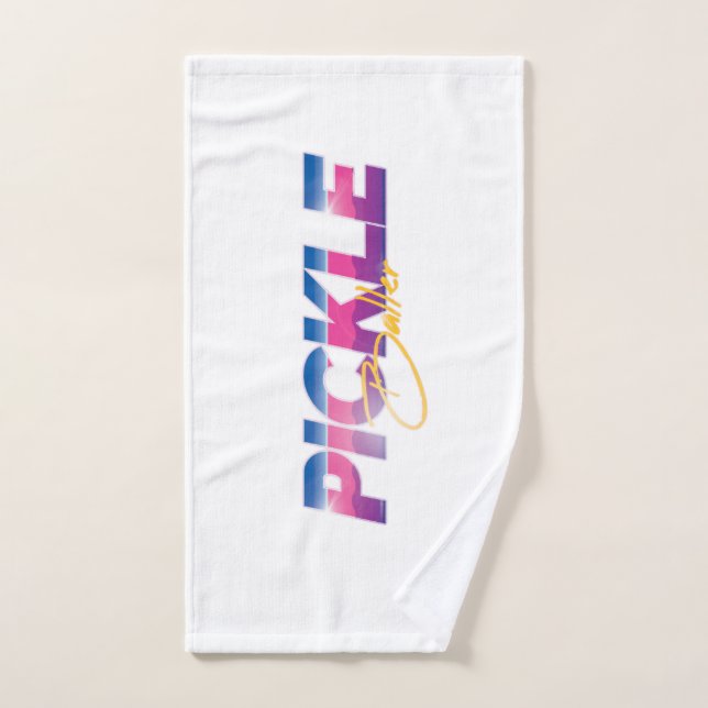 Toalla de mano de jugador de piquetes (Toalla de mano)