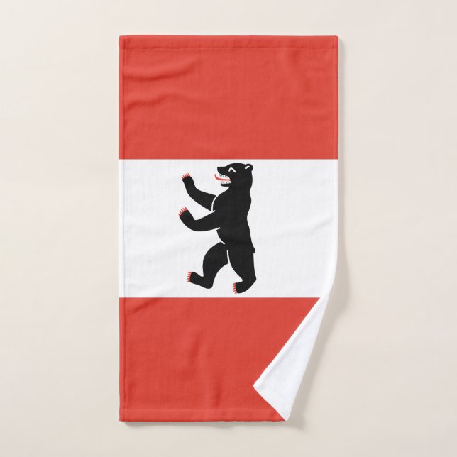 Toalla de mano de la bandera de Berlín (Toalla de mano)