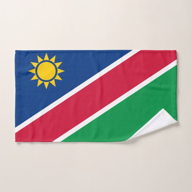 Toalla de mano de la bandera de Namibia (Toalla de mano)