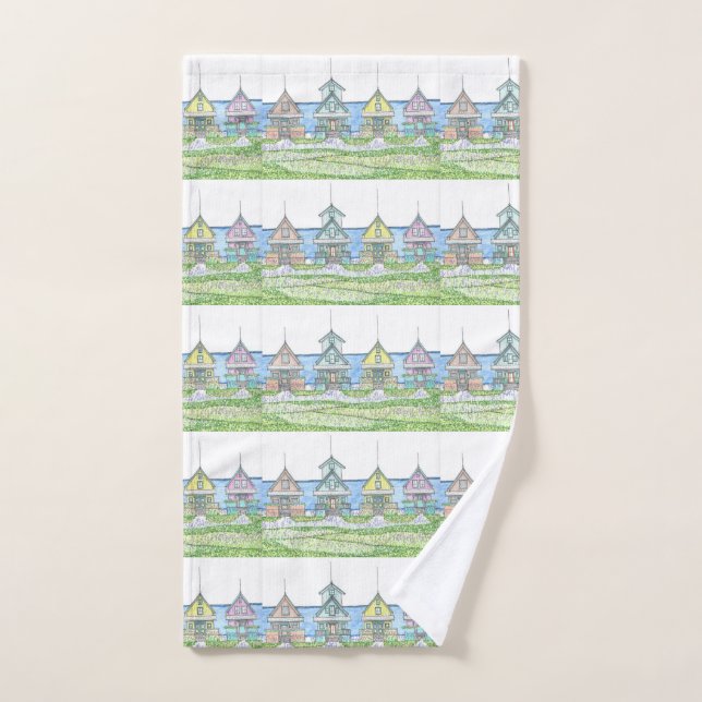 Toalla de mano de la choza de playa (Toalla de mano)