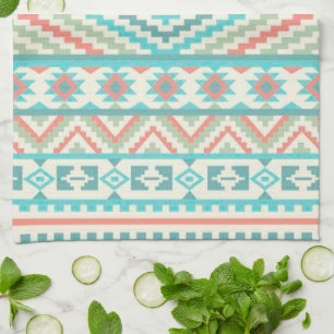 Toalla de mano de la cocina/Azteca tribal
