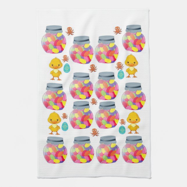 Toalla de mano de la cocina de Jellybeans (Vertical)
