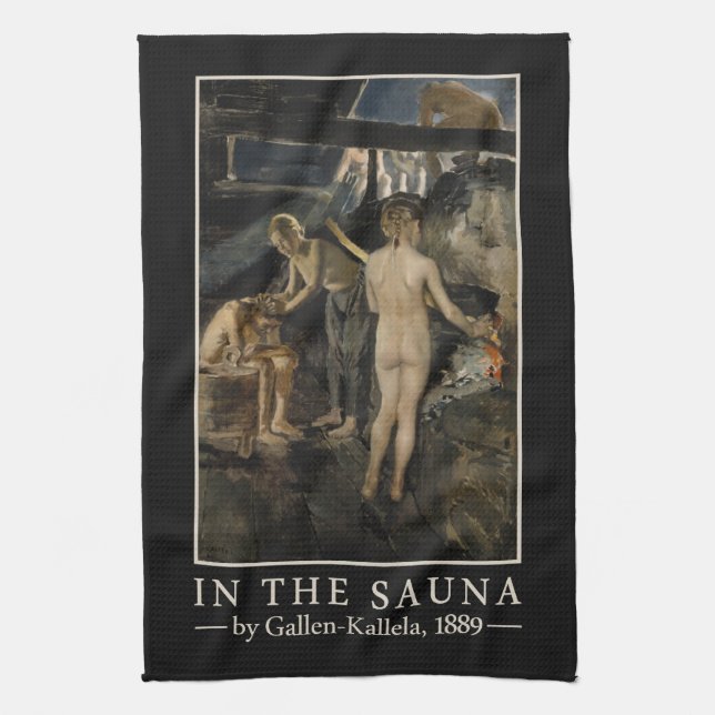 Toalla de mano de la Sauna de Gallen-Kallela (Vertical)