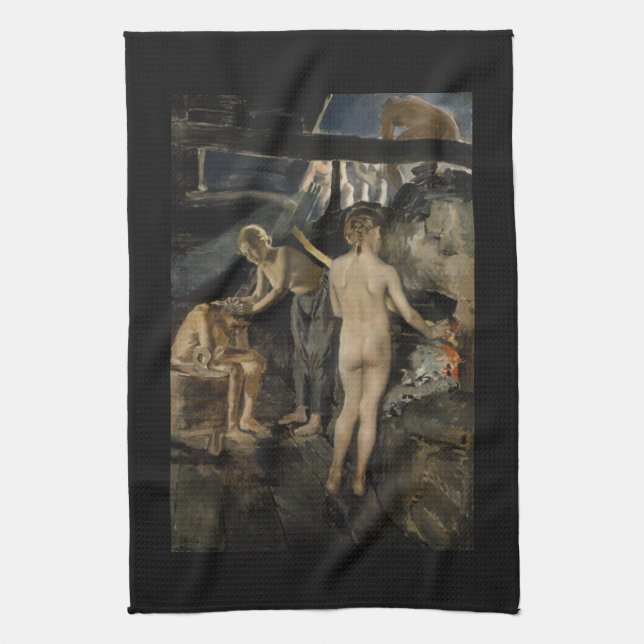 Toalla de mano de la Sauna de Gallen-Kallela (Vertical)