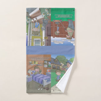 Toalla de mano de libro del hipo - 4 imágenes