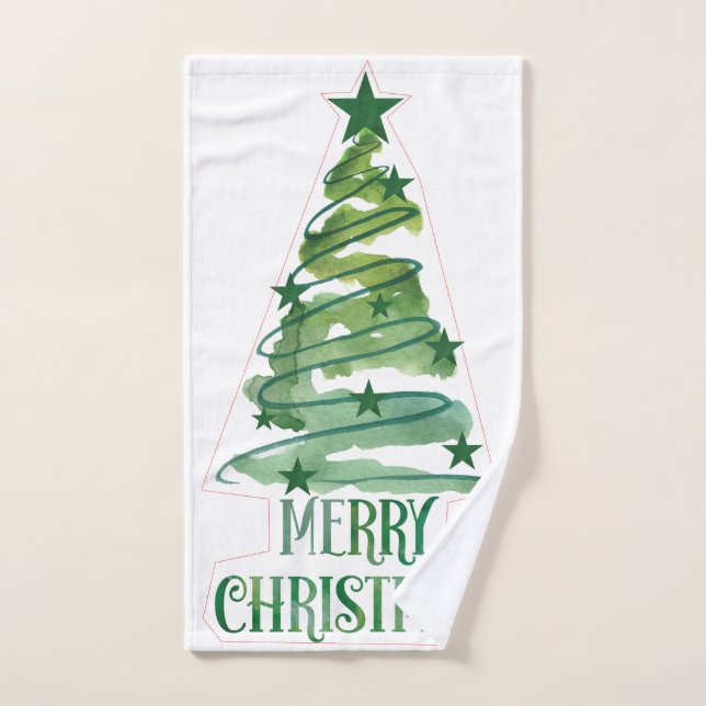 Toalla de mano de navidad navideña (Toalla de mano)