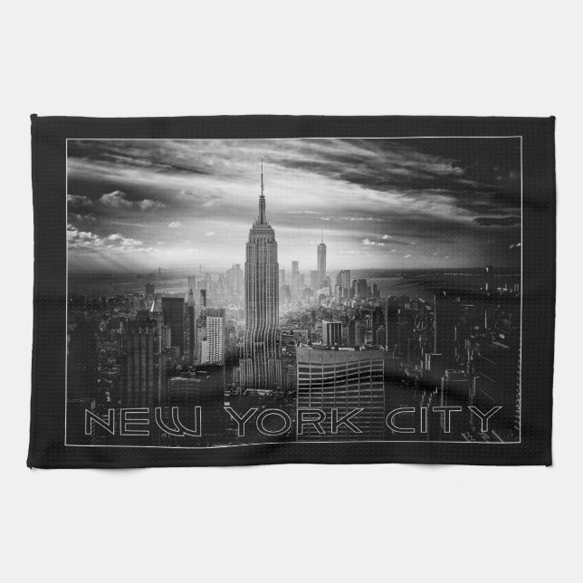 Toalla de mano de New York City (Horizontal)
