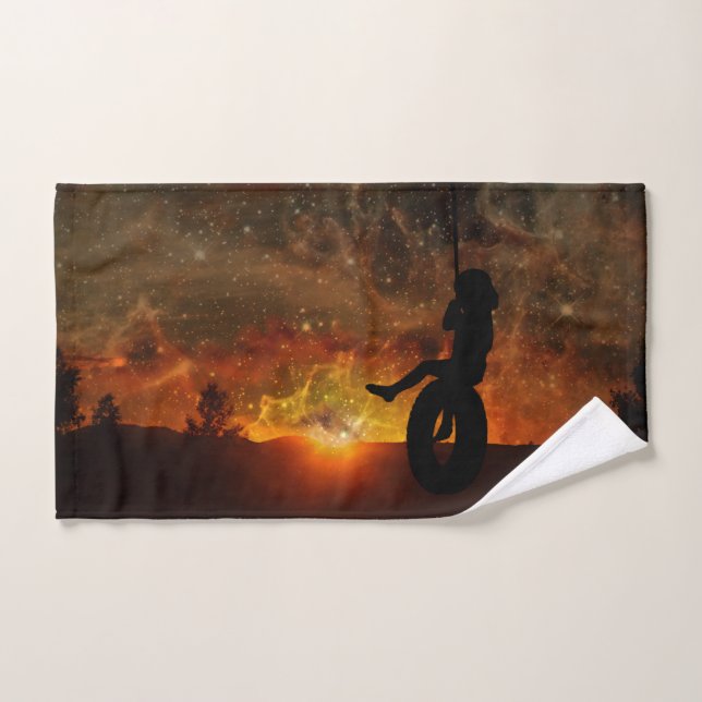 Toalla De Mano De Riego Para Niños En Neumáticos (Toalla de mano)