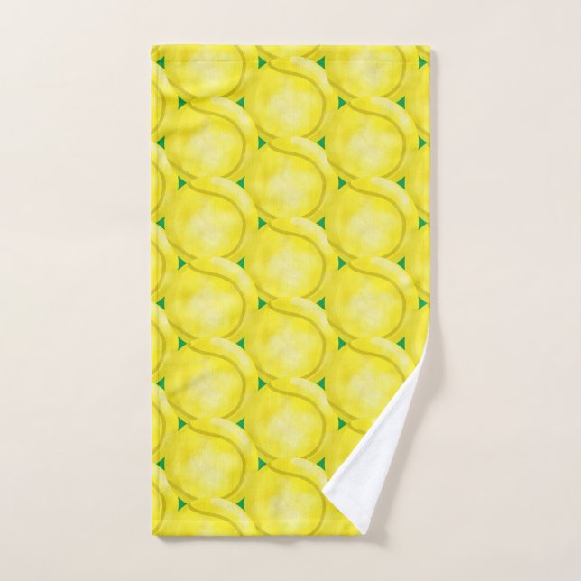 Toalla de mano de tenis pelotas de tenis (Toalla de mano)