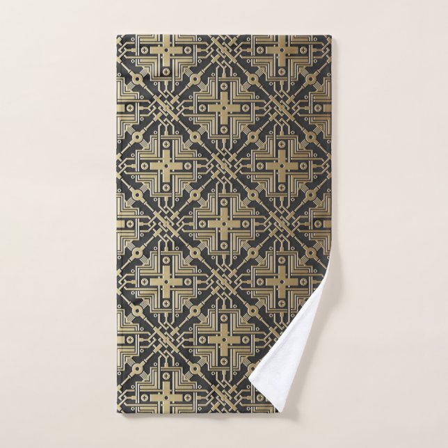 Toalla de mano de textura Metalizado falsa (Toalla de mano)