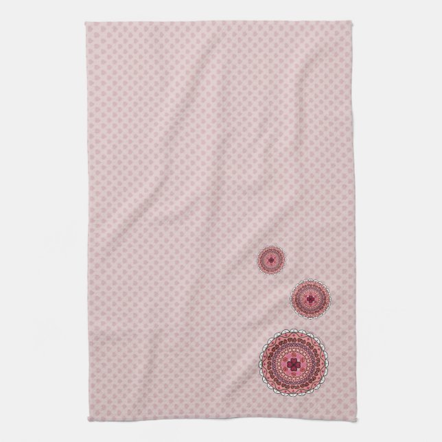 Toalla de mano del Día de San Valentín de encaje (Vertical)