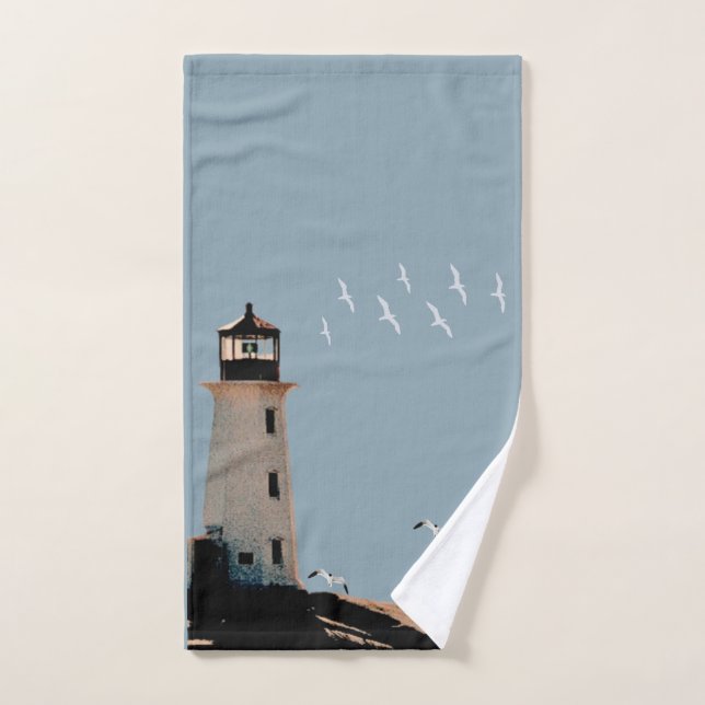 Toalla de mano del faro (Toalla de mano)