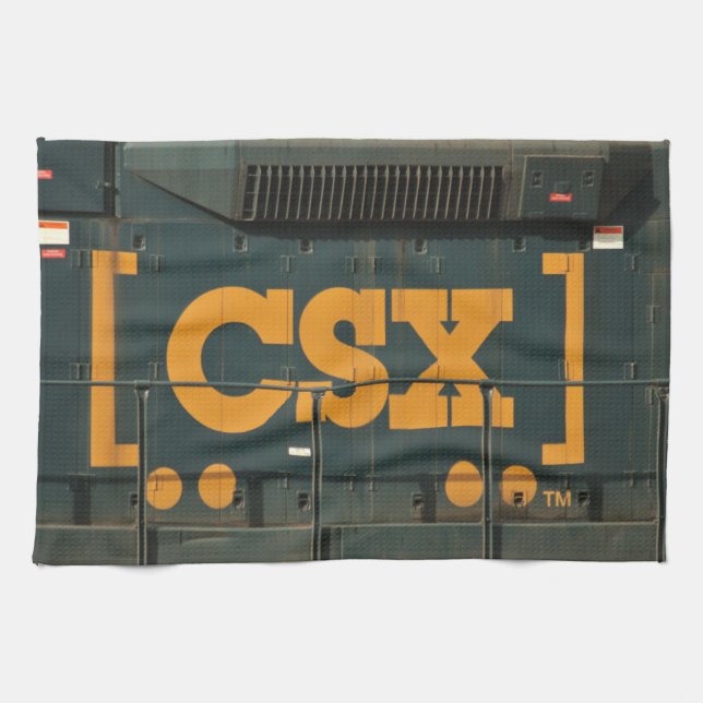 Toalla de mano del logotipo de CSX (Horizontal)