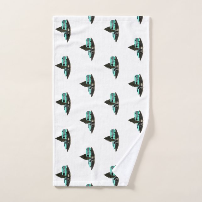 Toalla de mano del patrón Nomad del trazador de co (Toalla de mano)