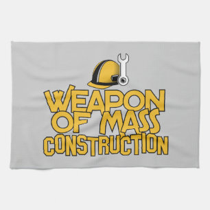 Toalla de mano del personalizado de construcción m