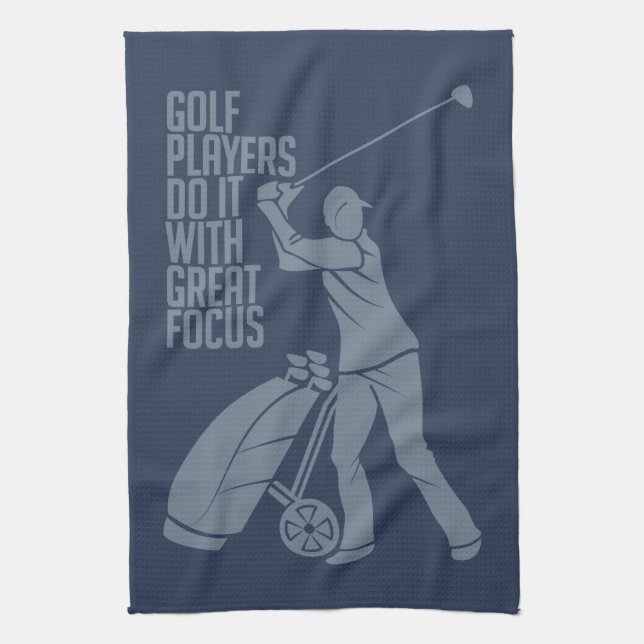 toalla de mano del personalizado GOLF PLAYER (Vertical)