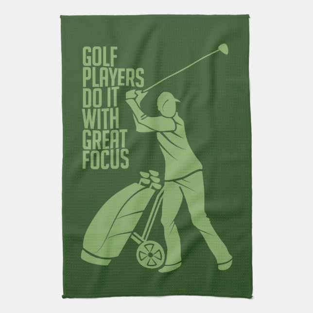 toalla de mano del personalizado GOLF PLAYER (Vertical)