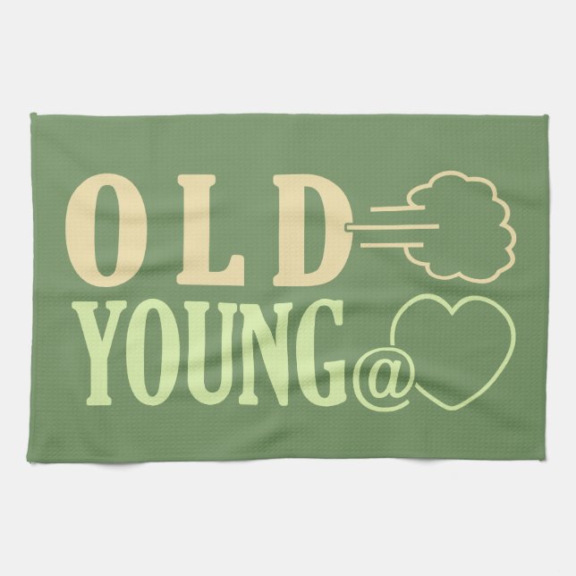 Toalla de mano del personalizado Old Fart (Horizontal)