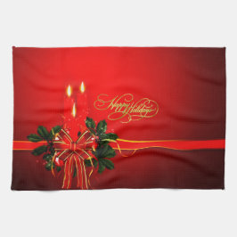 Toalla de mano Felices Fiestas