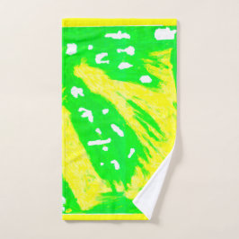 Toalla de mano feliz