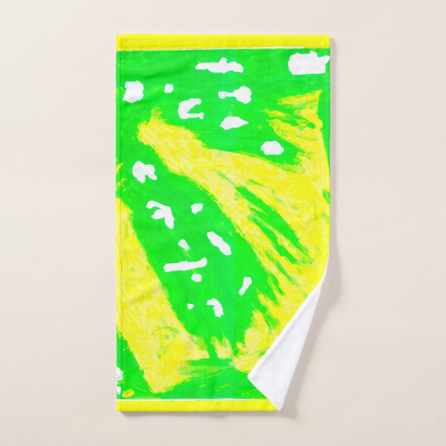 Toalla de mano feliz (Toalla de mano)