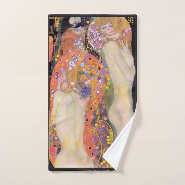 Toalla de mano: GUSTAV KLIMT : SERPIENTES DE AGUA (Toalla de mano)