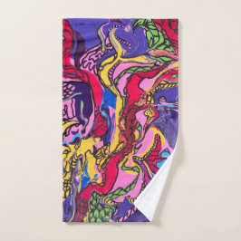 Toalla de mano impresa con "Fiebre de la jungla"