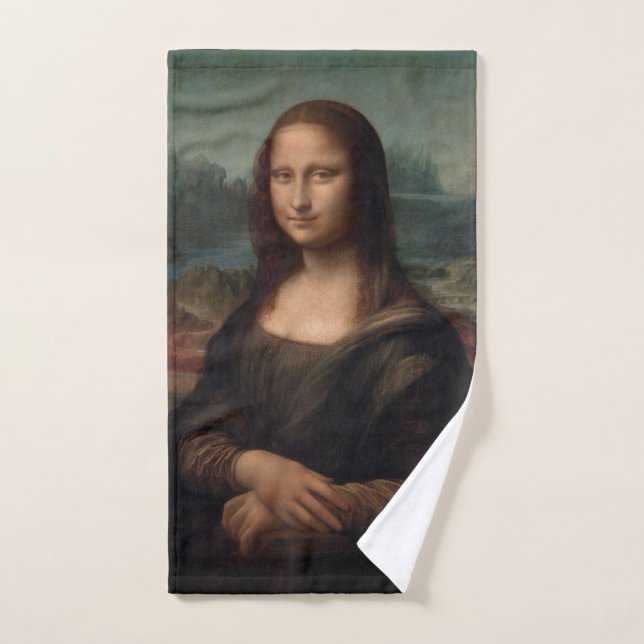 Toalla de mano: LEONARDO DA VINCI : EL MONA LISA (Toalla de mano)